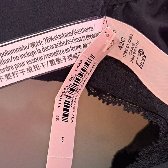 Victoria's Secret Women's Plus Size Body by Victoria Lined No Wire Bra Black siz - Picture 8 of 9